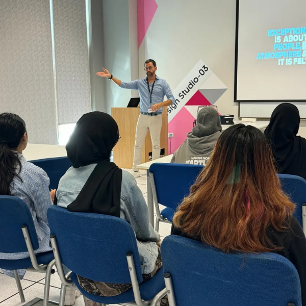 Our Interior Design students had an incredible opportunity to attend a guest talk titled “Real-life talk about Lighting in Interior Design” given by Mr. Paul Nulty, the founder of the award-w
